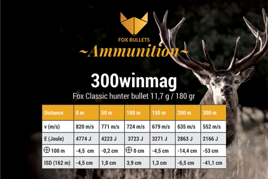 Fox .300Win Mag 11,7g / 180gr CHB BOCK Kranj Fox .300Win Mag 11,7g / 180gr CHB - Image 2