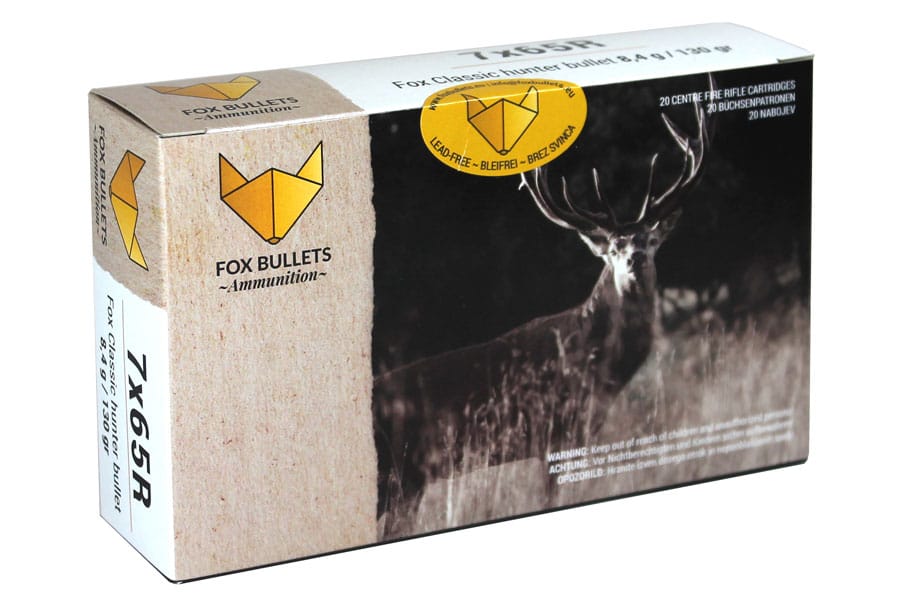 Fox 7x65R 8,4g / 130gr CHB BOCK Kranj Fox 7x65R 8,4g / 130gr CHB