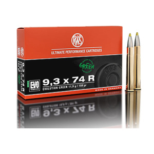 rws 9,3 x 74R EVO GREEN 11,9g ( 20 kos )