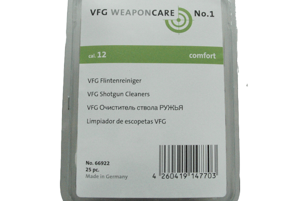 Filc čepki za čiščenje cevi cal. 12, VFG, 25 kos BOCK Kranj Filc čepki za čiščenje cevi cal. 12, VFG, 25 kos