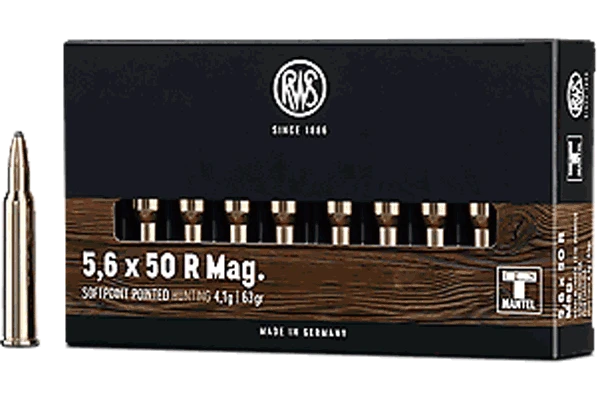 Rs4 Rws 50cal rws 5,6x50 R Magnum TMS 4,1 g, 20 pcs. - BOCK Kranj