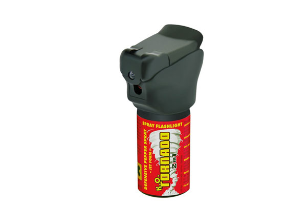 Obrambni sprej z lučko K.O.Tornado 50 ml BOCK Kranj Obrambni sprej z lučko K.O.Tornado 50 ml