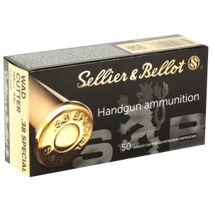 S&B 38 SPEC. WAD CUT.  148 GRS/9,6g