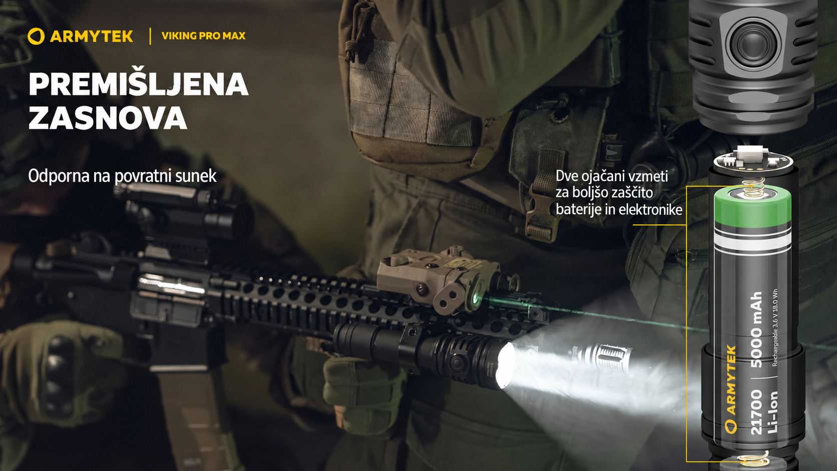 Armytek Viking Pro Max Magnet USB PCB Warm BOCK Kranj Armytek Viking Pro Max Magnet USB PCB Warm - Slika 9