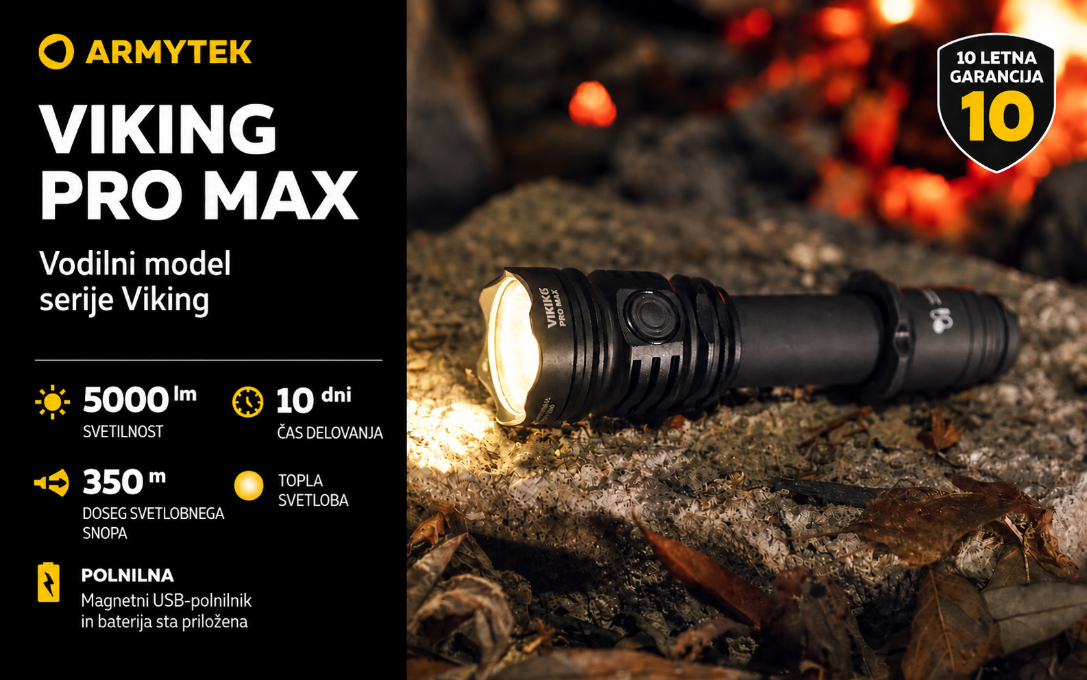 Armytek Viking Pro Max Magnet USB PCB Warm BOCK Kranj Armytek Viking Pro Max Magnet USB PCB Warm - Slika 4